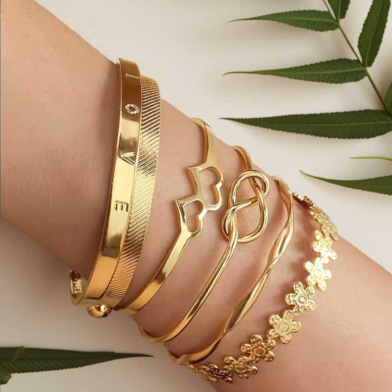 Geometric Openwork Bracelet