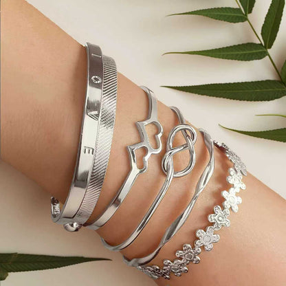 Geometric Openwork Bracelet
