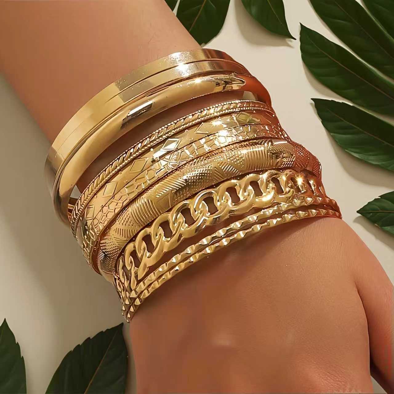 Geometric Openwork Bracelet