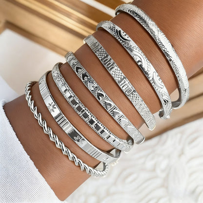 Geometric Openwork Bracelet