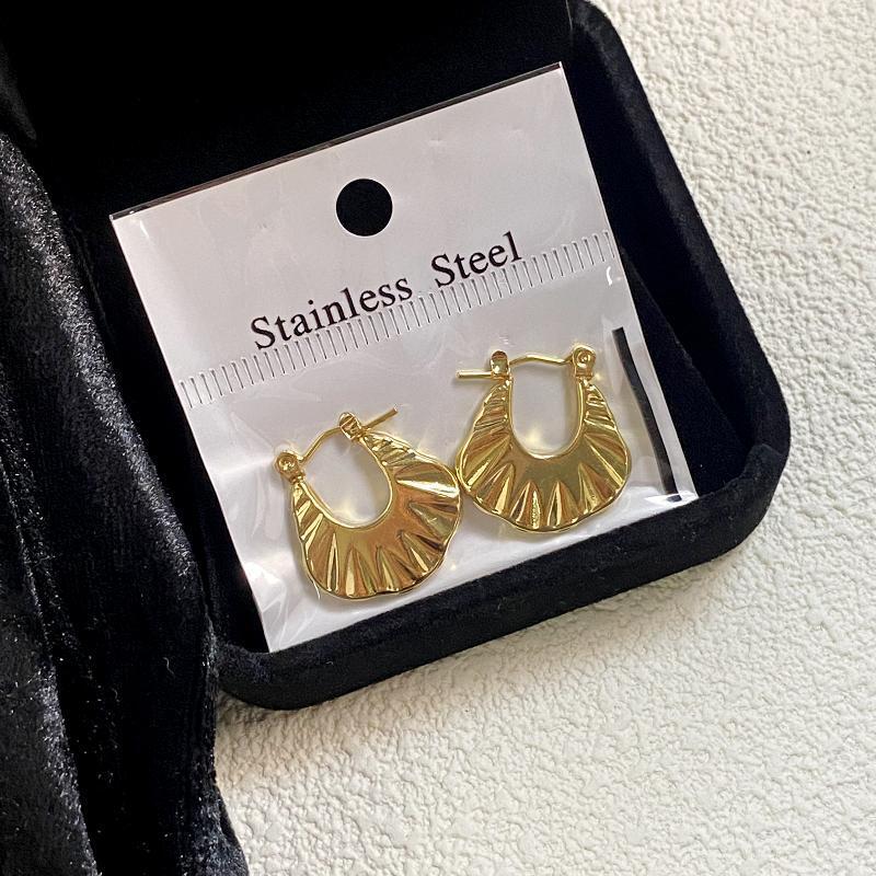 Geometric Pearl Crystal Earrings