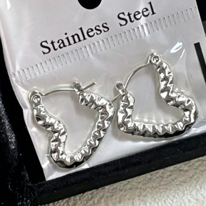Geometric Pearl Crystal Earrings