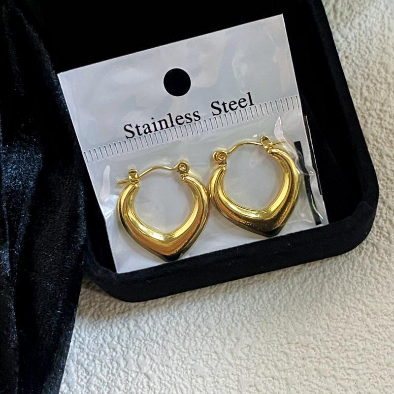 Geometric Pearl Crystal Earrings