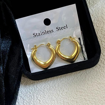 Geometric Pearl Crystal Earrings