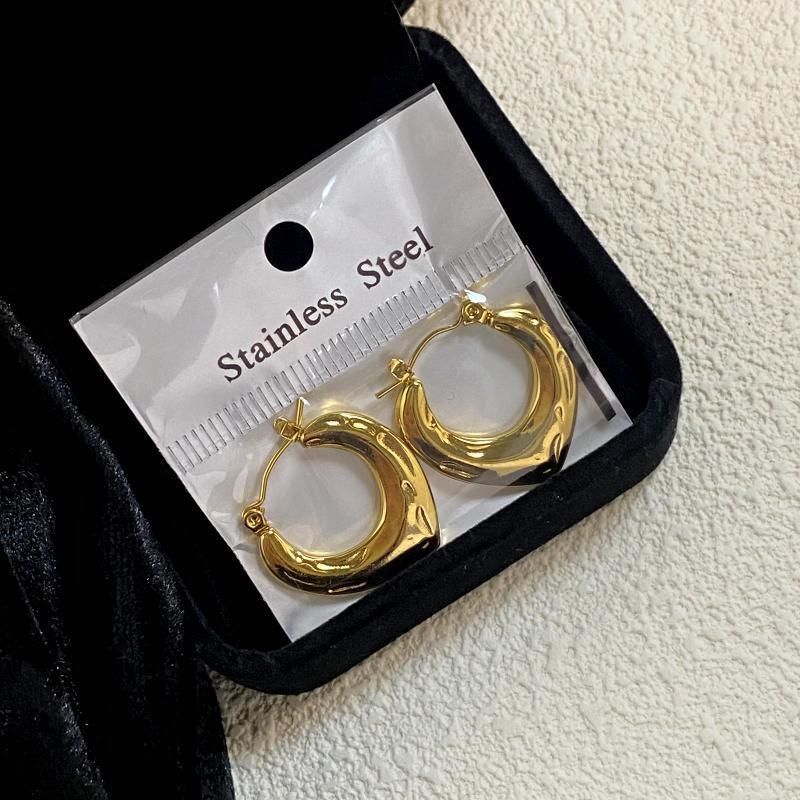 Geometric Pearl Crystal Earrings