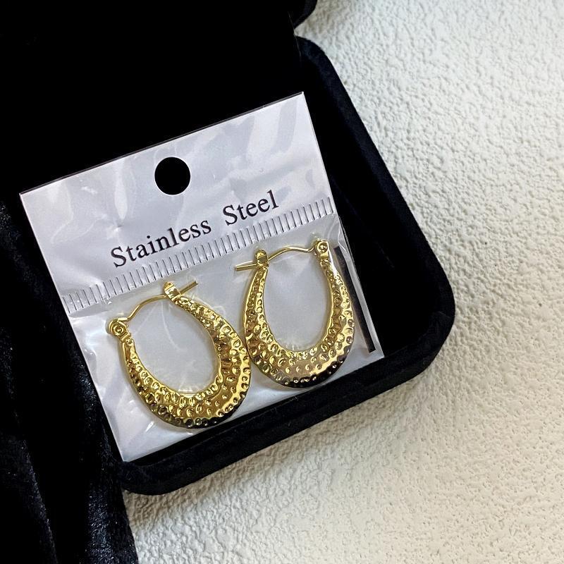 Geometric Pearl Crystal Earrings