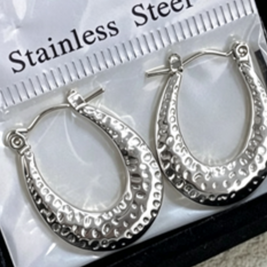 Geometric Pearl Crystal Earrings