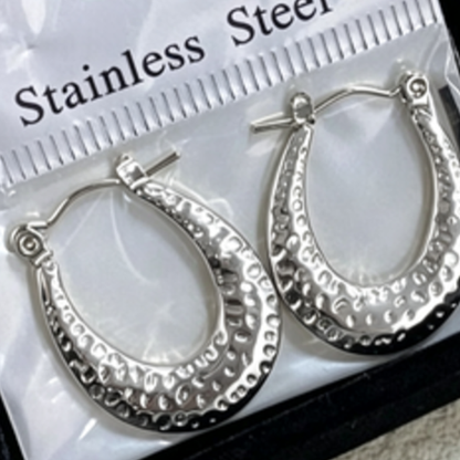 Geometric Pearl Crystal Earrings