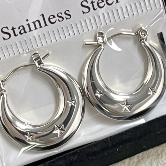 Geometric Pearl Crystal Earrings