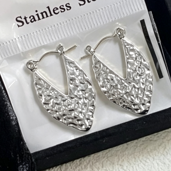 Geometric Pearl Crystal Earrings