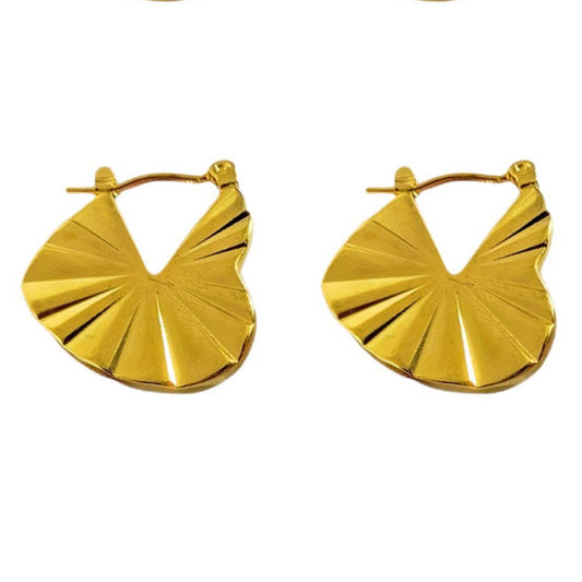 Geometric Pearl Crystal Earrings
