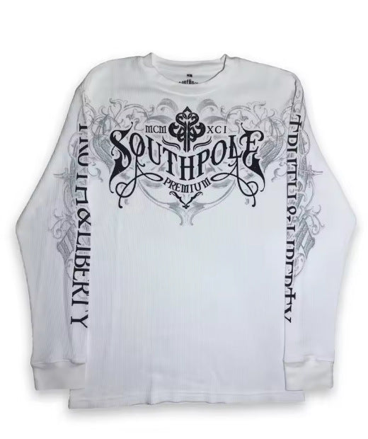 Geometric Print Long Sleeve T-shirt