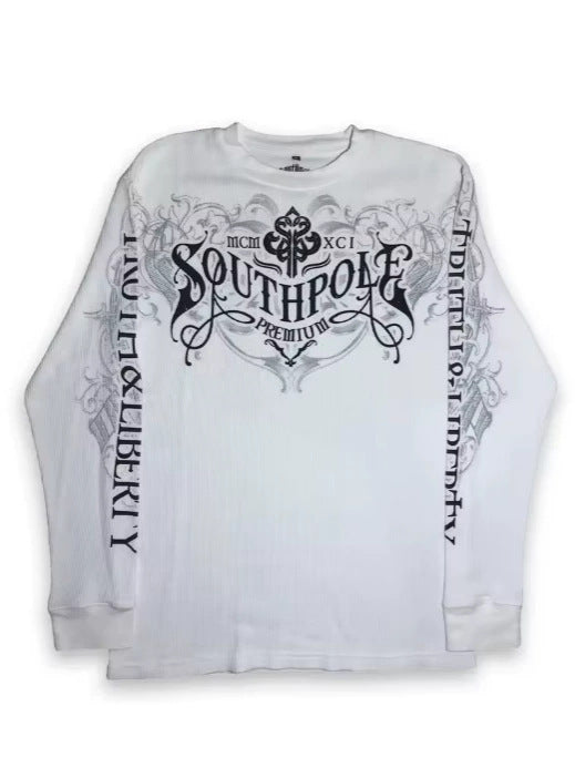 Geometric Print Long Sleeve T-shirt