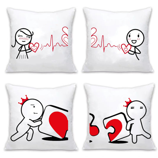 Geometric Print Pillow Cover
