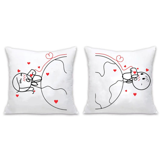 Geometric Print Pillow Cover