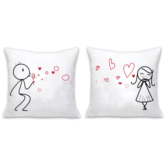 Geometric Print Pillow Cover