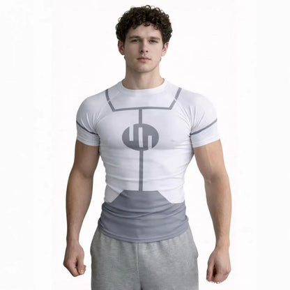 Geometric Print Quick-Dry Long Sleeve T-Shirt