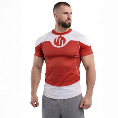 Geometric Print Quick-Dry Long Sleeve T-Shirt