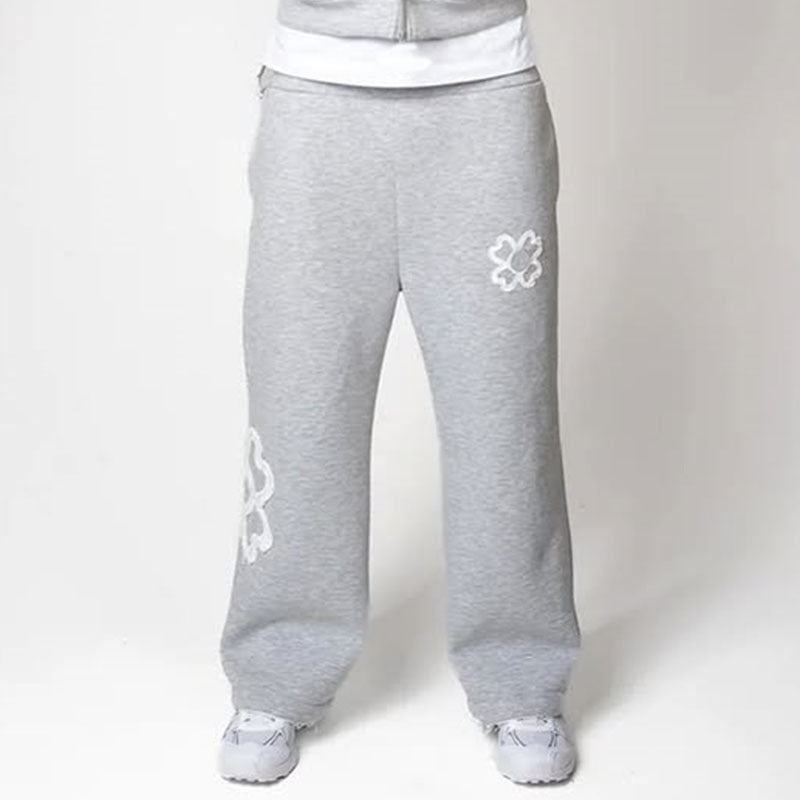 Geometric Print Zipper Hooded Sweatshirt