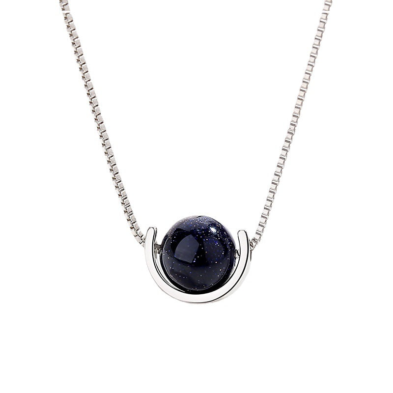 Geometric Saturn Star Pendant Necklace