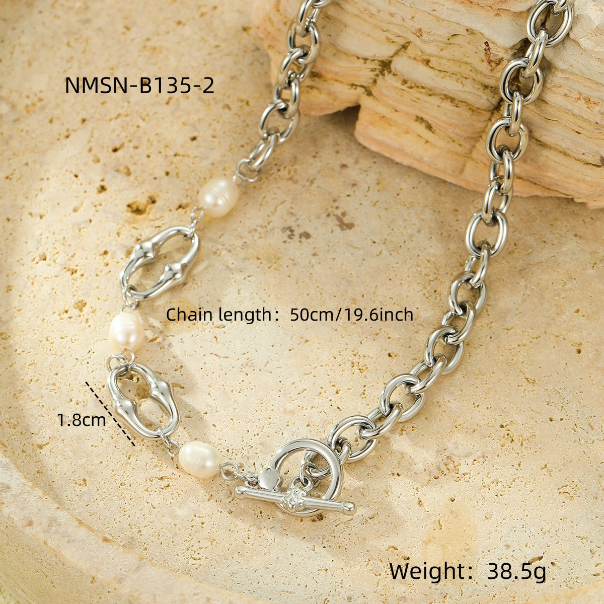 Geometric Shell Bead Gold Plated Bracelet