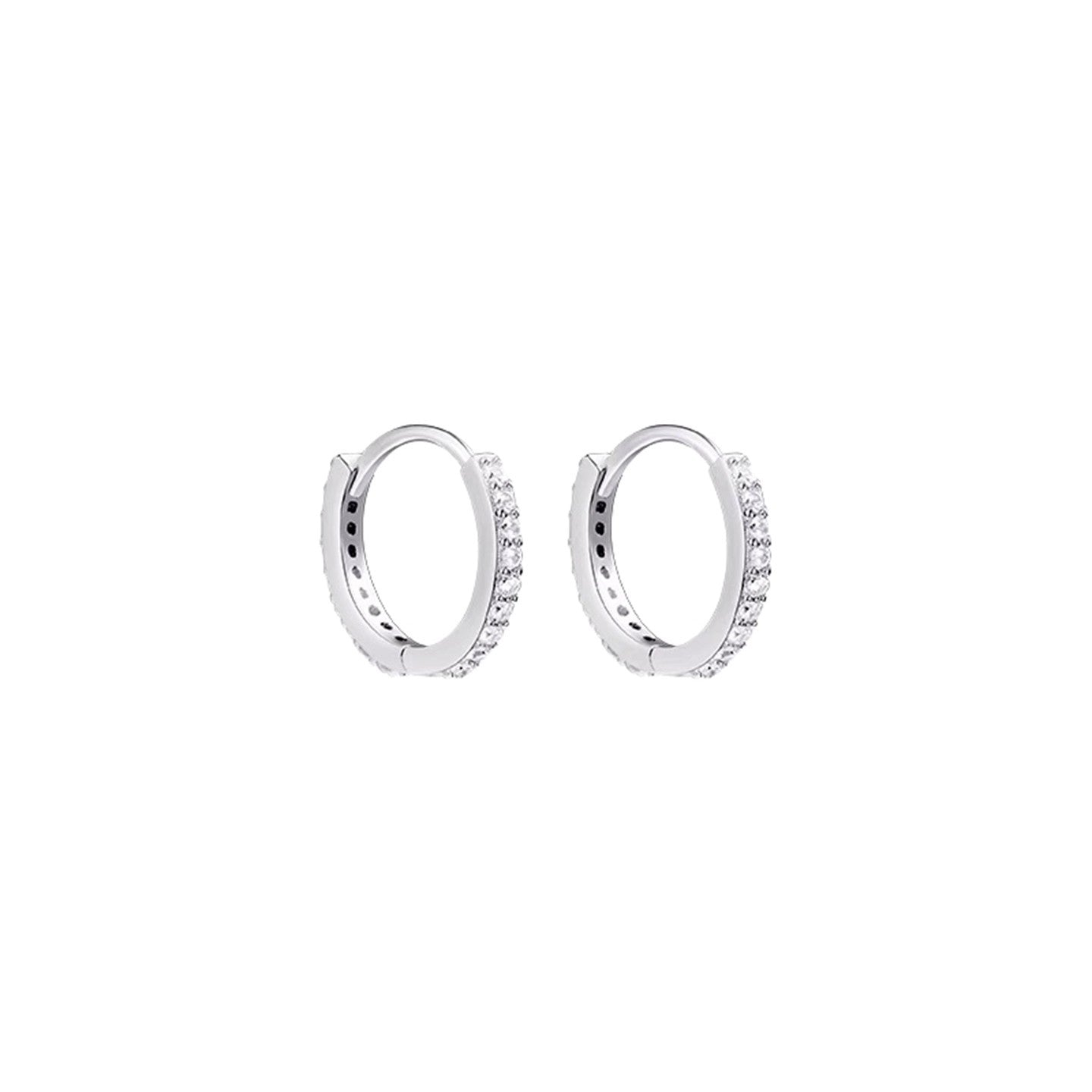 Geometric Silver Plated Earrings