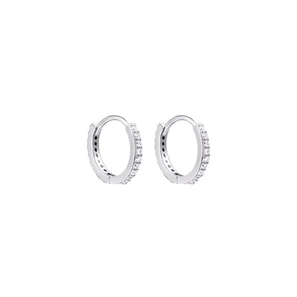 Geometric Silver Plated Earrings