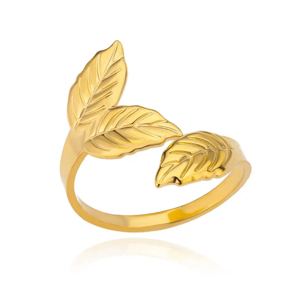 Geometric Snake Open Adjustable Ring