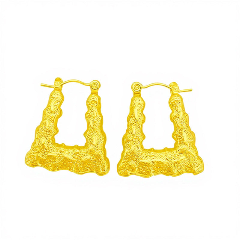 Geometric Stainless Steel Earrings