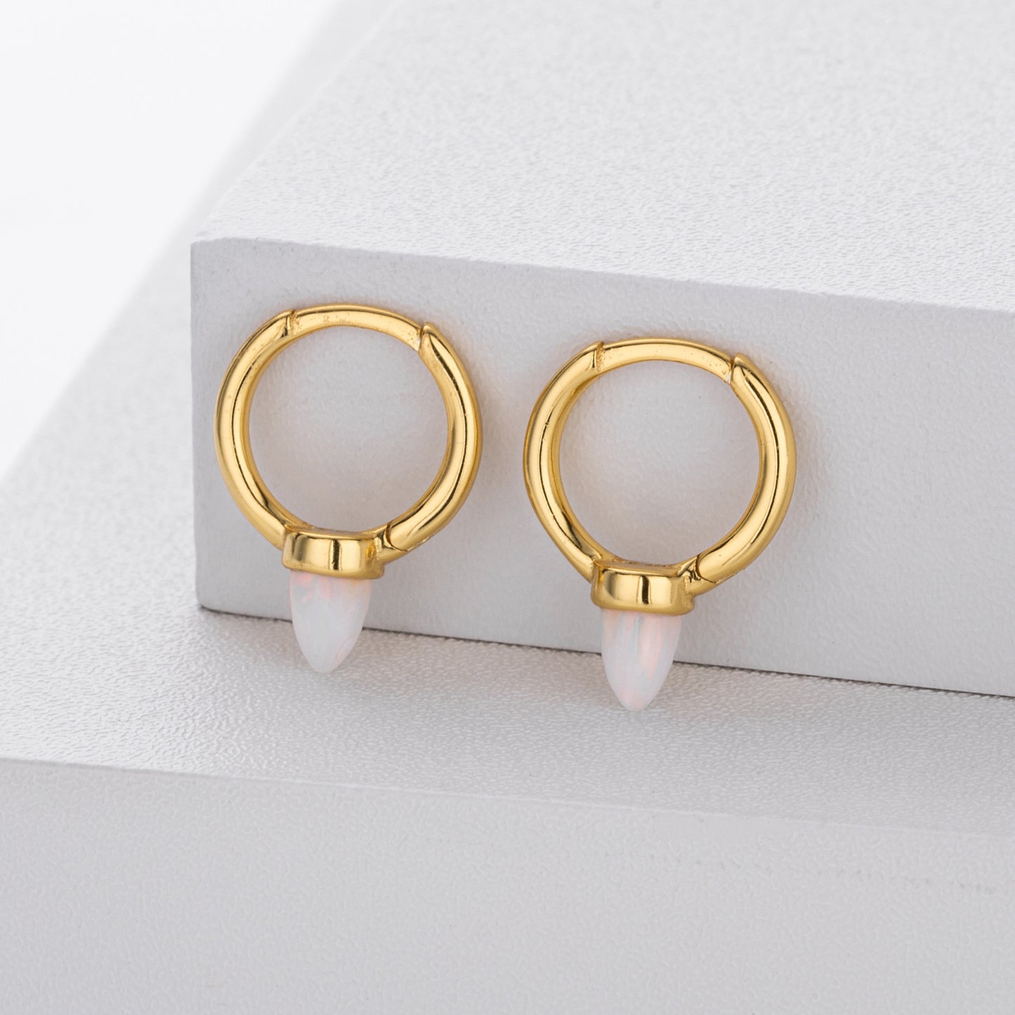 Geometric Sterling Silver Earrings