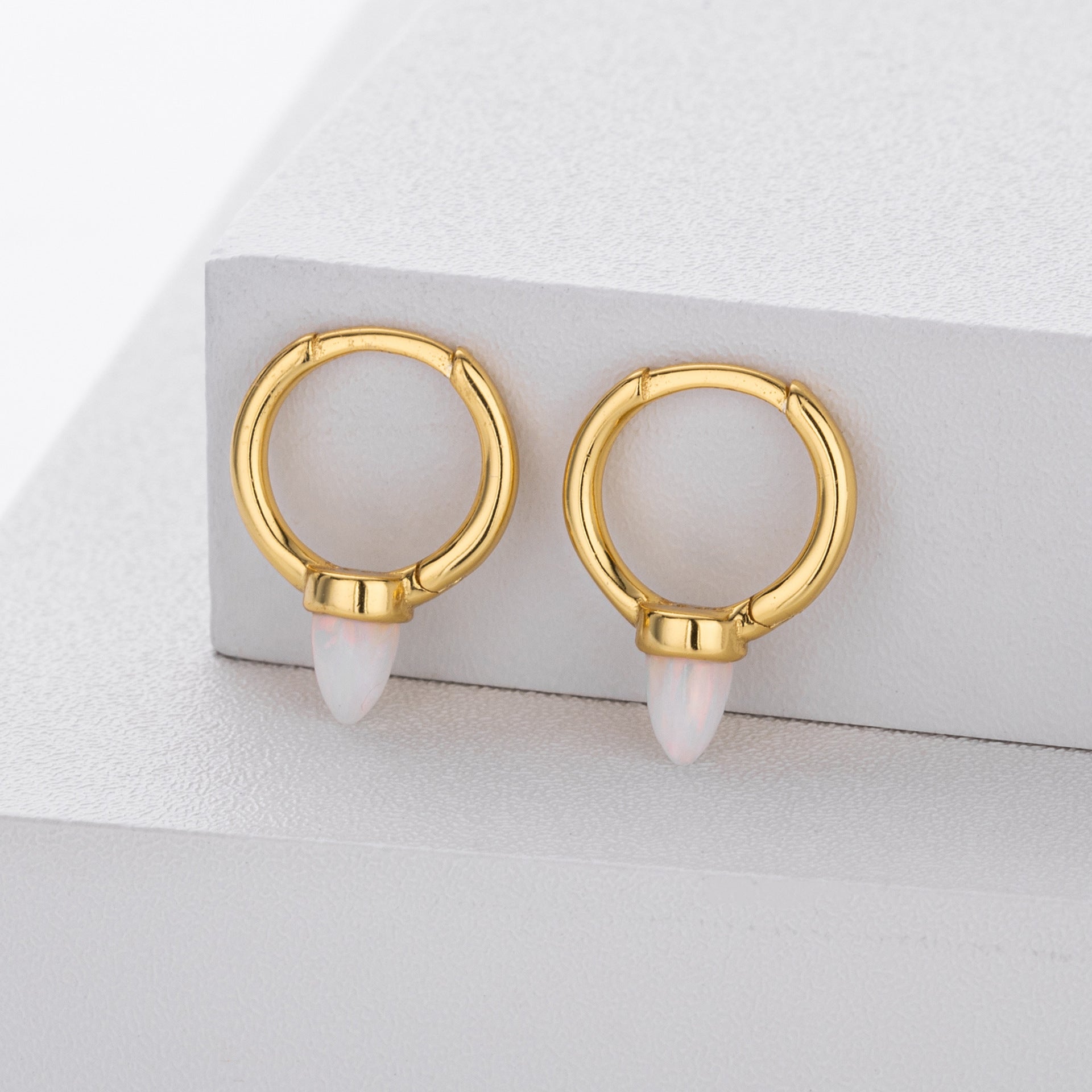 Geometric Sterling Silver Earrings