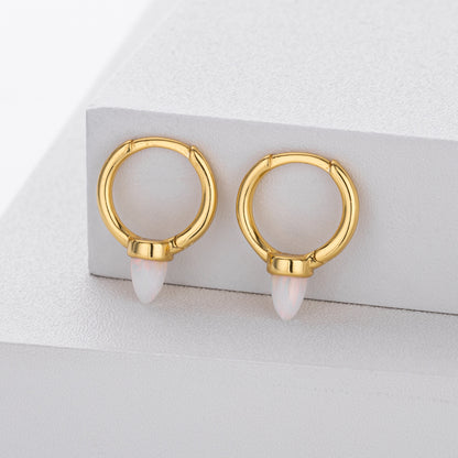 Geometric Sterling Silver Earrings