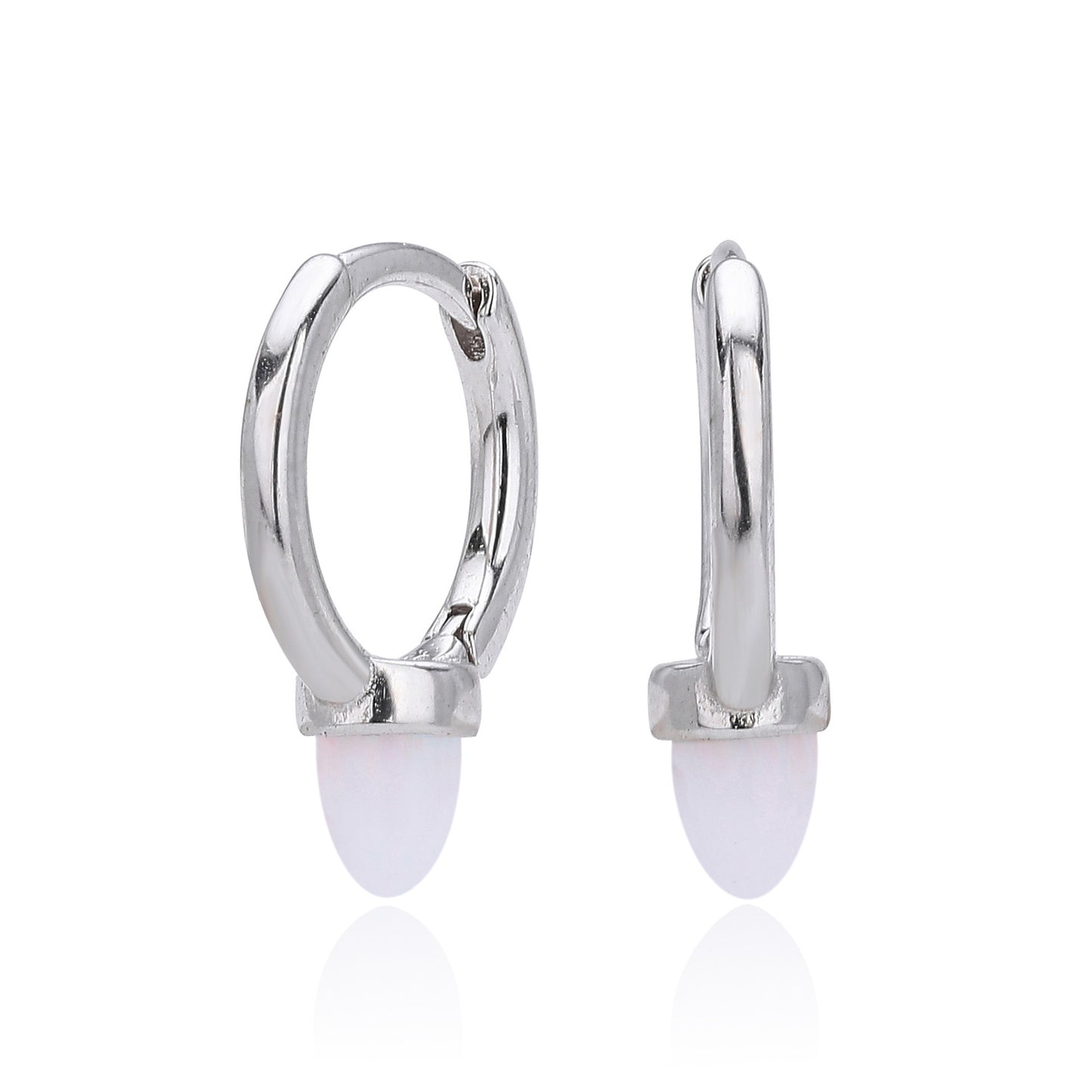 Geometric Sterling Silver Earrings