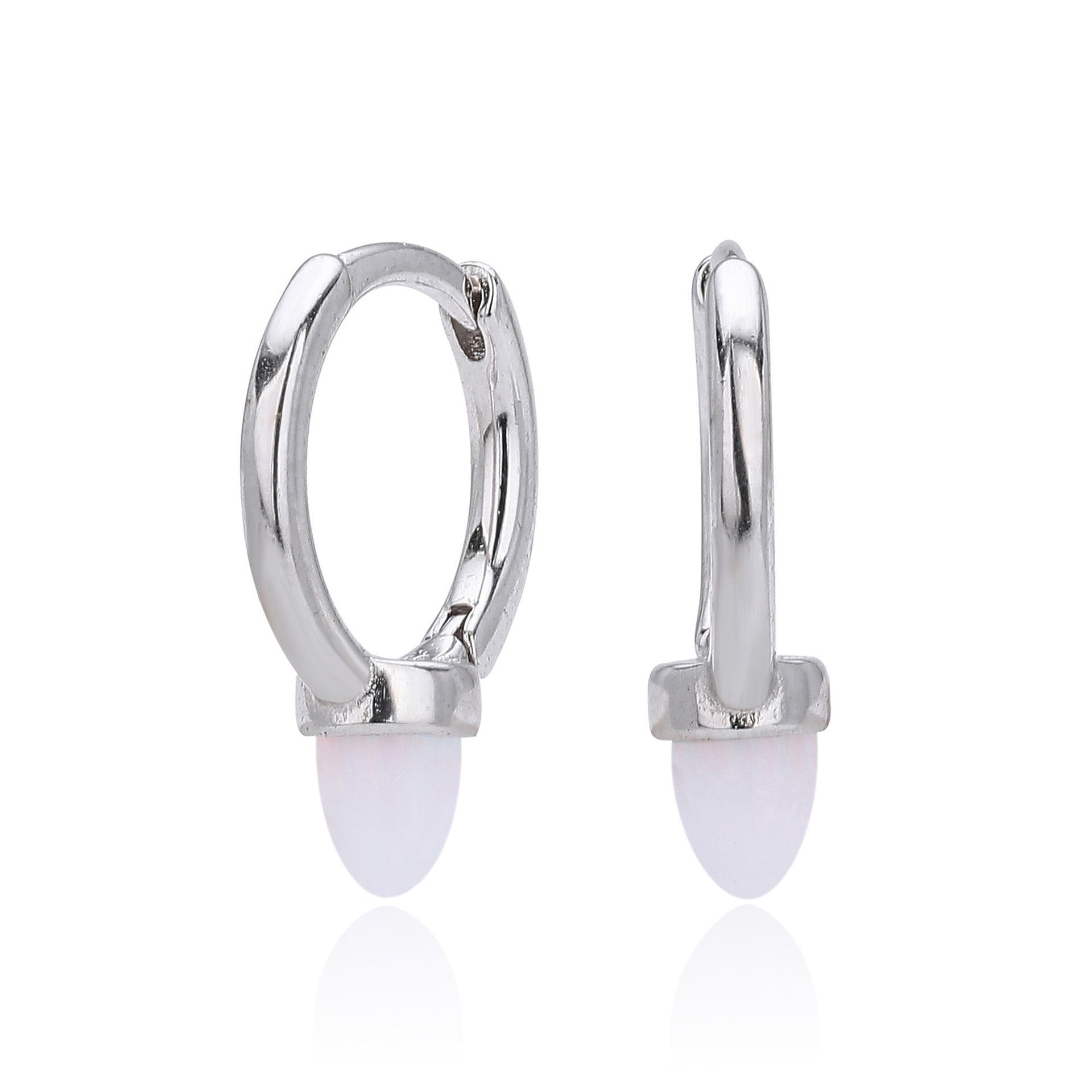 Geometric Sterling Silver Earrings