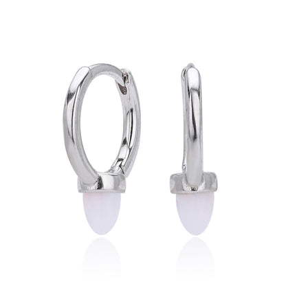 Geometric Sterling Silver Earrings