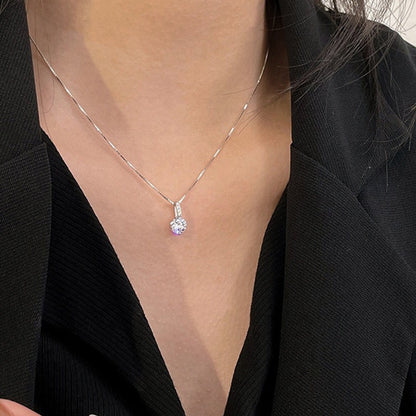 Geometric teardrop necklace