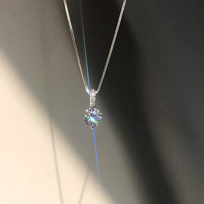 Geometric teardrop necklace