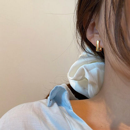 Geometric U-Shape Earrings