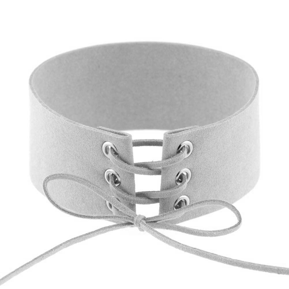 Geometric Velvet Choker Necklace