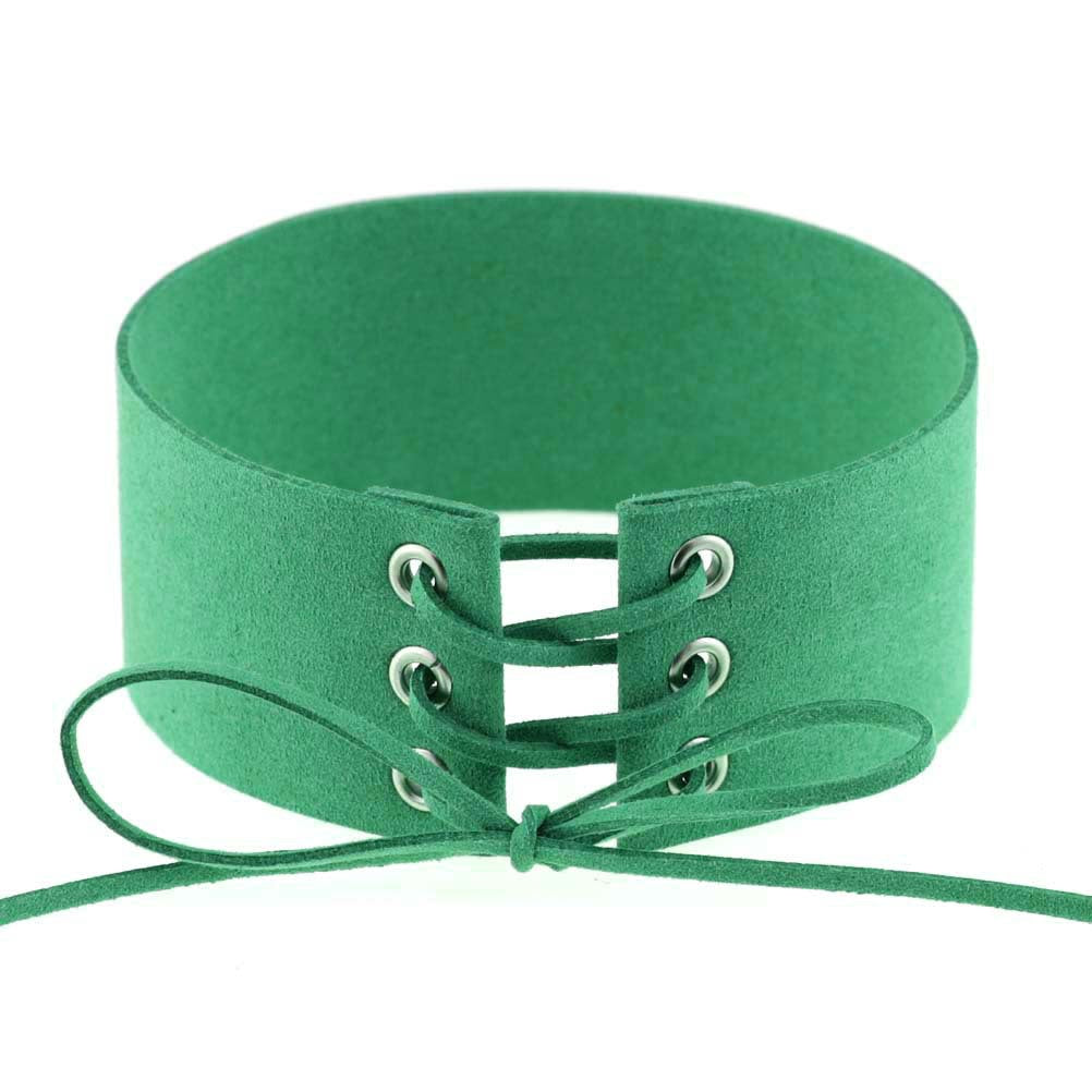 Geometric Velvet Choker Necklace