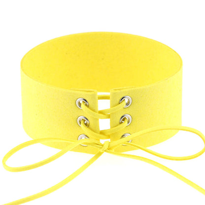 Geometric Velvet Choker Necklace