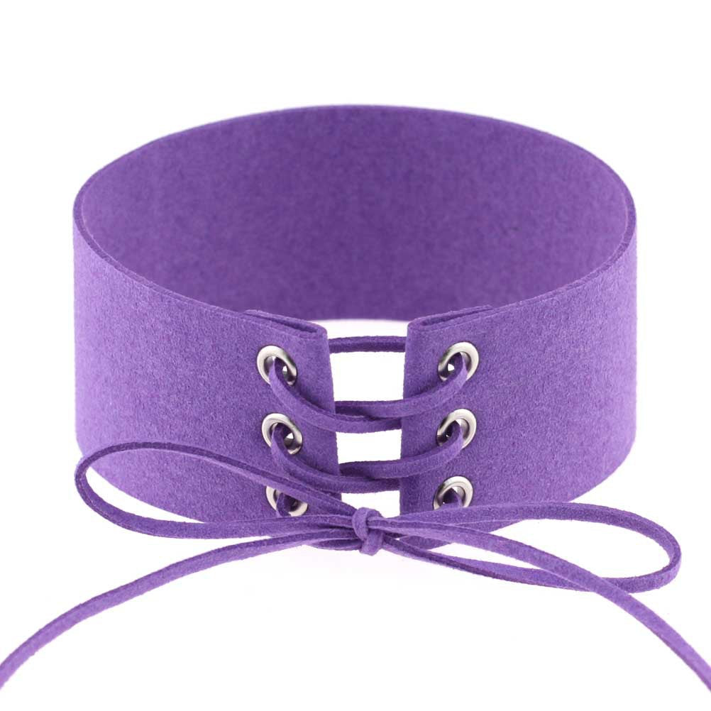 Geometric Velvet Choker Necklace
