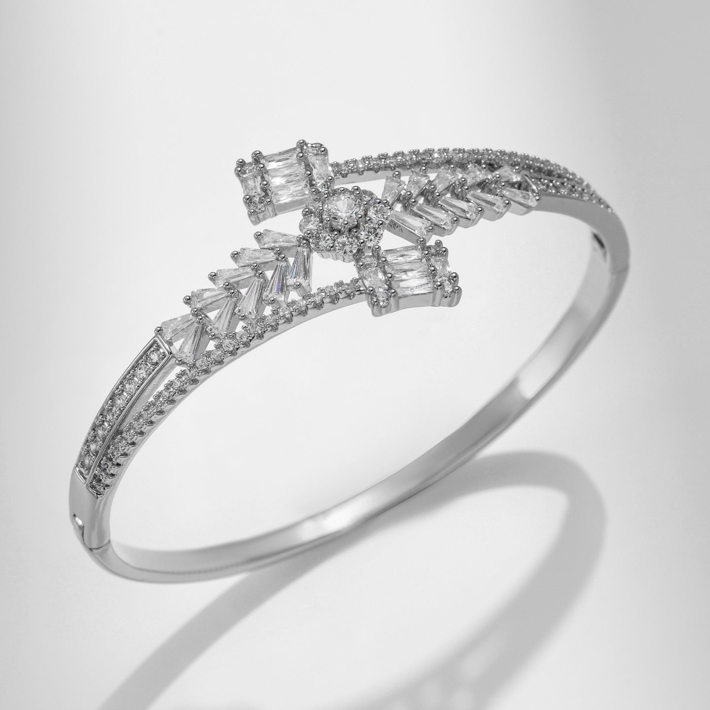 Geometric Zircon Bracelet for Women