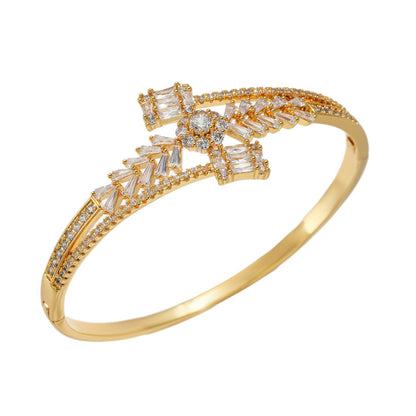 Geometric Zircon Bracelet for Women