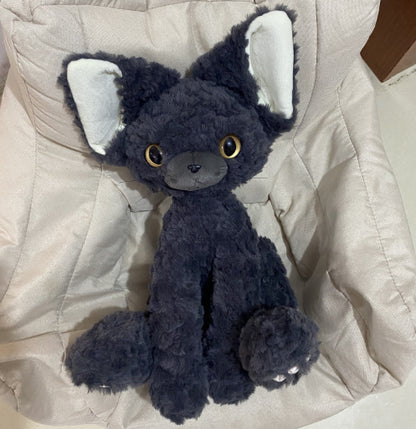 German Cat Plush Toy Realistic Curly Hair Doll Companion
