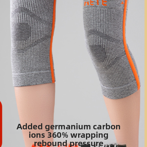 Germanium Carbon Knee Pads with Double Support for Sports