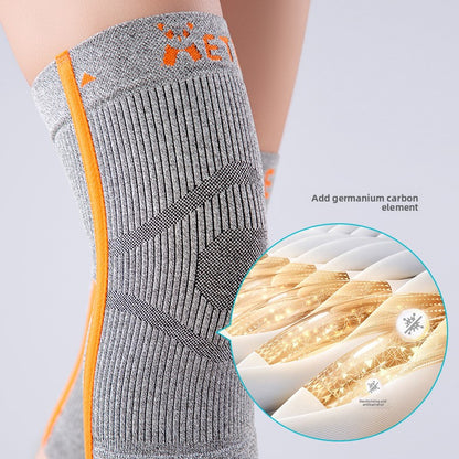 Germanium Carbon Knee Pads with Double Support for Sports