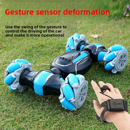 Gesture Induction Deformation Remote Control Car Children's Toy Twisted Four-wheel Drive Climbing Racing Car Boy Charged Electric Off-road Vehicle