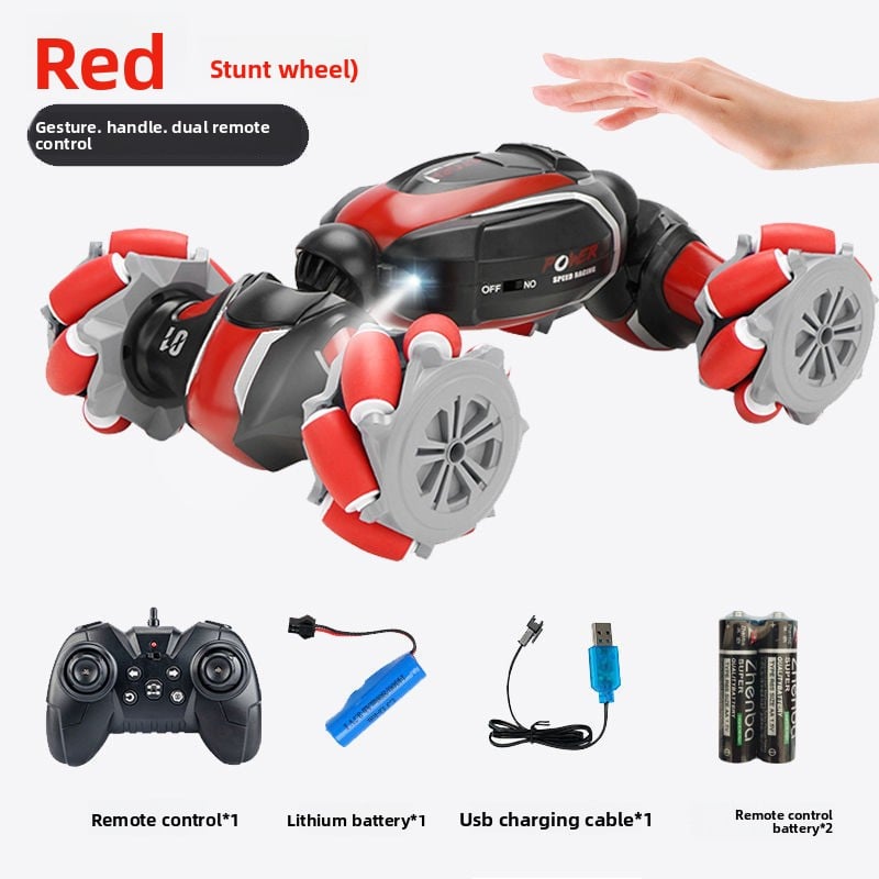 Gesture Induction Deformation Remote Control Car Children's Toy Twisted Four-wheel Drive Climbing Racing Car Boy Charged Electric Off-road Vehicle