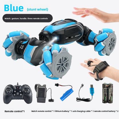 Gesture Induction Deformation Remote Control Car Children's Toy Twisted Four-wheel Drive Climbing Racing Car Boy Charged Electric Off-road Vehicle